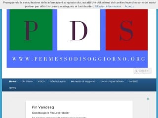 Screenshot sito: PermessoDiSoggiorno.org