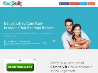 Screenshot sito: CamItaly