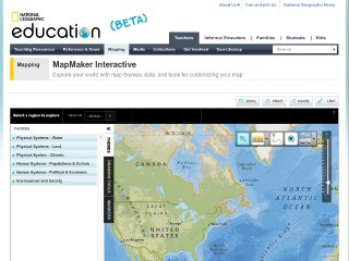 Screenshot sito: MapMachine