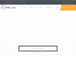 Screenshot sito: Isoleitalia.it