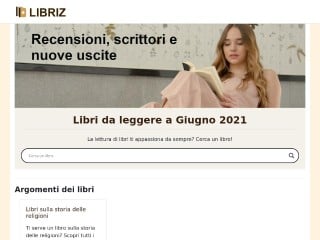 Screenshot sito: LibriZ