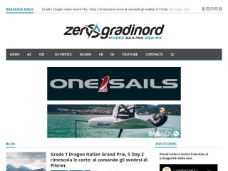 Screenshot sito: Zerogradinord.net