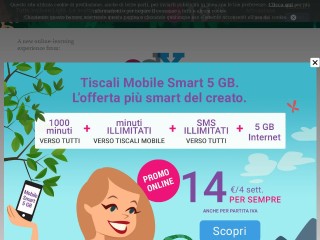 Screenshot sito: Tiscali Motori