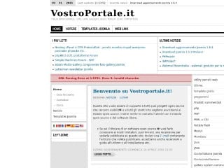 Screenshot sito: Vostroportale.it