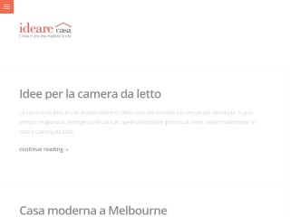 Screenshot sito: Ideare-casa.com