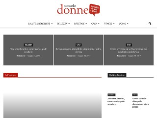Screenshot sito: Nonsolodonne