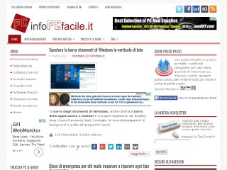 Screenshot sito: InfoPCfacile.it