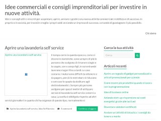 Screenshot sito: Idee-Commerciali.it
