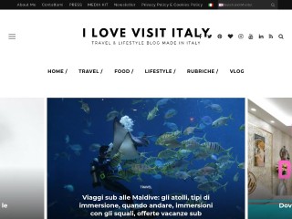 Screenshot sito: I love visit Italy