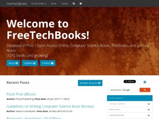 Screenshot sito: FreeTechBooks.com