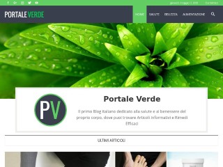Screenshot sito: Portale Verde