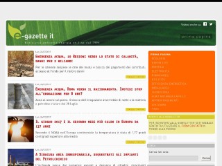 Screenshot sito: E-gazette.it