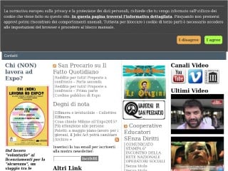 Screenshot sito: Precaria.org