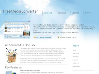 Screenshot sito: Free Media Converter