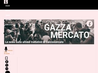 Screenshot sito: Gazzamercato.it