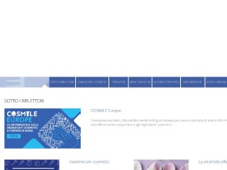 Screenshot sito: Abc Cosmetici