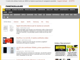 Screenshot sito: Pianetacellulare.it