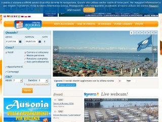 Screenshot sito: Lignano.it
