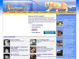 Screenshot sito: Gattopoli.it