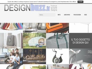 Screenshot sito: Design Buzz