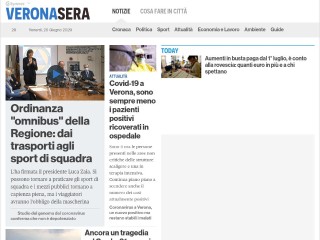 Screenshot sito: VeronaSera.it