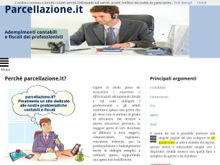 Screenshot sito: Parcellazione.it