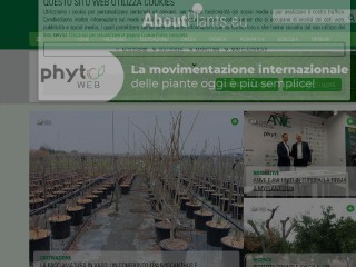Screenshot sito: AboutPlants