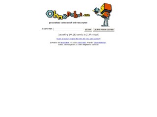 Screenshot sito: Oh No Robot