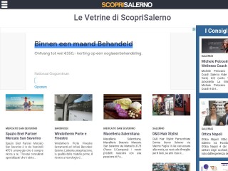 Screenshot sito: ScopriSalerno.it