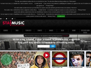 Screenshot sito: Staimusic