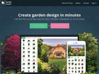 Screenshot sito: Garden Puzzle