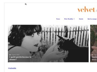 Screenshot sito: VelvetPets.it