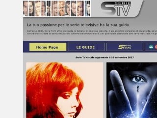 Screenshot sito: Serie TV
