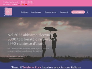 Screenshot sito: TelefonoRosa.it