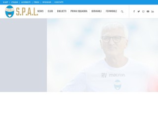 Screenshot sito: Spal