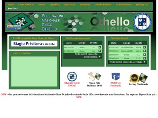 Screenshot sito: Federazione Nazionale Gioco Othello