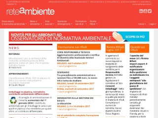 Screenshot sito: ReteAmbiente.it