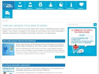 Screenshot sito: Testsalute.it