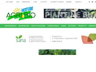 Screenshot sito: Agribionotizie