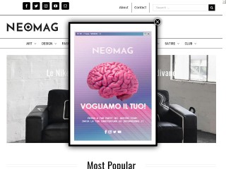 Screenshot sito: Neomag