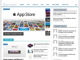 Screenshot sito: Apple-blog.info