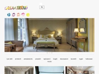 Screenshot sito: Casa e Trend
