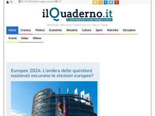 Screenshot sito: IlQuaderno.it