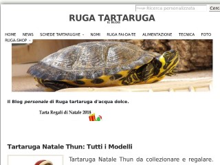 Screenshot sito: Rugatartaruga.eu