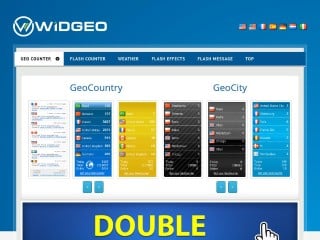 Screenshot sito: Widgeo