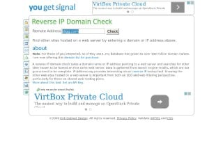Screenshot sito: You Get Signal