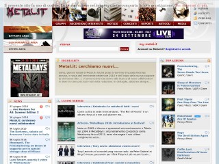 Screenshot sito: Metal.it