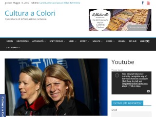 Screenshot sito: Cultura A Colori