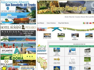 Screenshot sito: Turismo-Marche.com