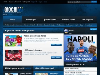 Screenshot sito: IGiochiFree